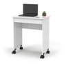 Mesa Escrivaninha Compact Not 0,70 com Rodizios - Branco - 2