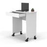 Mesa Escrivaninha Compact Not 0,70 com Rodizios - Branco - 3