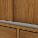 Ver imagem 4 de Guarda Roupa Chicago 3 Portas 9 Gavetas Com Espelho e Pés Tcil:Cinamomo