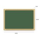 Ver imagem 3 de Lousa Quadro Verde Grande Infantil Mural Parede Restaurante Escola 60x40cm Madeira Multiuso Estudos