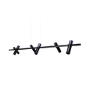 Ver imagem 1 de Pendente C/ 6 Tubos Articuláveis Bicolor (mr11)