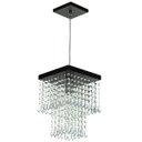 Ver imagem 2 de Lustre Pendente De Cristal Acrílico Marrycrilic Preto