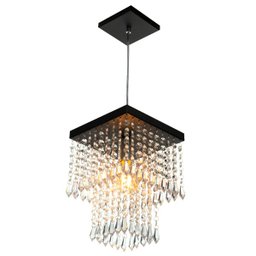 Lustre Pendente De Cristal Acrílico Marrycrilic Preto - 3