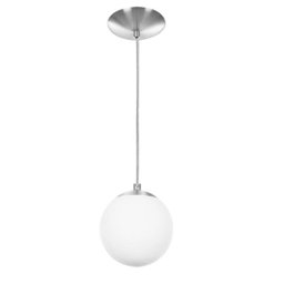 Lustre Pendente Orby Bolinha Escovado - 1