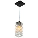 Ver imagem 3 de Pendente Quadrado Clearcrillic Cristal Acrílico Preto