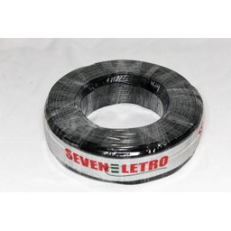 Fio Cabo Flexível 6 Mm - 50 Metros Preto. - 4