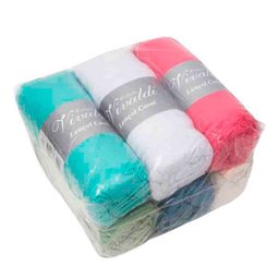 Kit Atacado 6 Lençóis de Casal Liso Vivaldi Ref 85.10.0002 - Cores Sortidas, não é possivel escolher - 1
