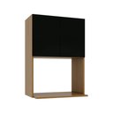 Ver imagem 1 de Armário Aéreo para Micro-Ondas 60cm 2 Portas Slim Luciane Móveis