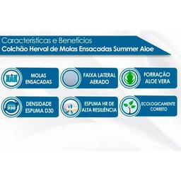 Colchão Casal Herval Molas Bonnel Troya Pillow Top (138x188x20) -  - 3