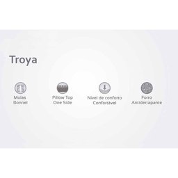 Colchão Casal Herval Molas Bonnel Troya Pillow Top (138x188x20) -  - 4