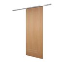 Ver imagem 3 de Porta de Correr P- Verniz Frisada Kit Alumínio F05 - 210x60