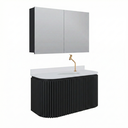Ver imagem 1 de Conjunto Gabinete para Banheiro Suspenso Emma 100cm