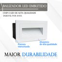 Ver imagem 3 de 5 Balizador Externo para Escada Parede Embutir Led 3000k Zan42