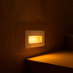 7 Balizador Led 3000k de Parede Escada Externo Embutir Zan42 - 9