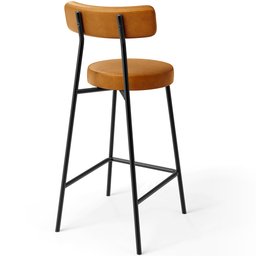 Banqueta Baixa para Cozinha Sala de Jantar Bar Bancada Milão L02 Couríssimo Whisky - lyam decor Lyam - 6 Banqueta Baixa para Cozinha Sala de Jantar Bar Bancada Milão L02 Couríssimo Whisky - lyam decor Lyam - 6