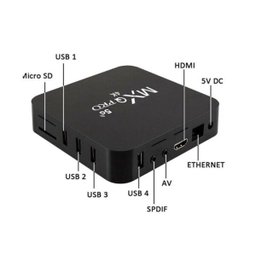 Smart TV Box Mxq Pro 4K 4Gb+64 Android 10.1 Wifi 2.4 - 2