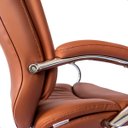 Ver imagem 2 de Cadeira Escritório Presidente Office Couro Confortável