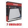 Kit 07 Plafon Sobrepor Quadrado LED 24W Painel Branco Frio 30x30 Avant - 1