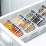 Kit Organizadores Porta Temperos 9 Peças Gaveta Cozinha Ou:Preto - 6