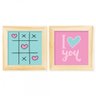 Poster, Kit com 2 Quadros para Parede Jogo do Amor - 1