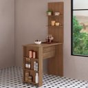 Ver imagem 2 de Bancada de Cozinha Nara 5 Prateleiras Freijó - Pnr Móveis