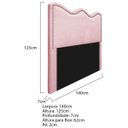 Ver imagem 3 de Cabeceira Casal Bari P02 140 cm para cama Box Suede - Doce Sonho Móveis CABECEIRA CASAL CABECEIRA ES