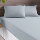 Ver imagem 1 de Jogo de Cama King com 3 Peças Malha In Cotton 100% Algodão - Altenburg Azul Bali