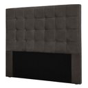 Ver imagem 3 de Cabeceira King 1,95m Santiago Suede Cinza - Pallazio