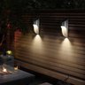 Luminária Solar Arandela LED com Sensor Presenca Parede Energia Luz - 5