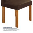 Ver mais imagens de Conjunto Sala de Jantar 4 Lugares Retangular Tampo MDF Mesa Carol com Cadeiras Espanha