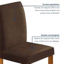 Ver imagem 7 de Conjunto Sala de Jantar 4 Lugares Retangular Tampo MDF Mesa Carol com Cadeiras Espanha