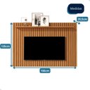 Ver imagem 7 de Painel para Tv até 55 Polegadas Sala Quarto - Mod.2055 Cor:nature