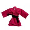 Kimono Kimoninho Rosa Judô Jiu Jitsu Bebê Menina - 1