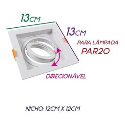 Spot Emb Conecta Branco Click DL146PAR20W P/E27 Bella ST2342 - 2