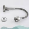Torneira para Cozinha Gourmet ou Banheiro de Parede Estilo Gourmet Flexível em Metal Cor Cromada Fos - 6