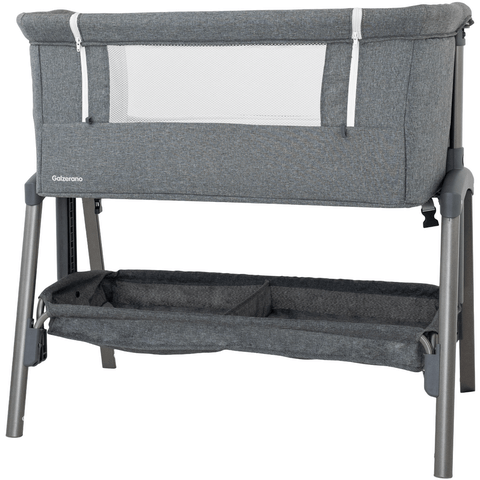 Berço para Bebes Co-leito Galzerano Colin Lado a Lado Cinza
