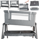 Ver imagem 3 de Berço para Bebes Co-leito Galzerano Colin Lado a Lado Cinza