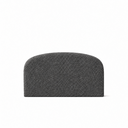 Ver imagem 3 de Cabeceira Casal 138cm Curva Estofada Bouclé Cama Box Fly:Cinza Escuro