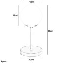 Ver imagem 4 de Kit 2 Luminárias de mesa abajur Orby Escovado