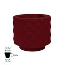 Ver imagem 2 de Vaso Reconcavo 30 Mini Vermelho Mauricio Arruda Vasap