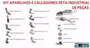 Ver imagem 2 de Reta Eletrônica que Fala- A4-jack 220v+kit 19 Calcadores