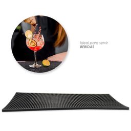 Tapete Escorredor para Louças Preto 49x32cm - 3