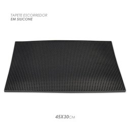 Tapete Escorredor para Louças Preto 49x32cm - 1