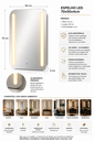 Ver imagem 2 de Espelho Retangular Touch 50x70cm Iluminado Luz LED: 3000k
