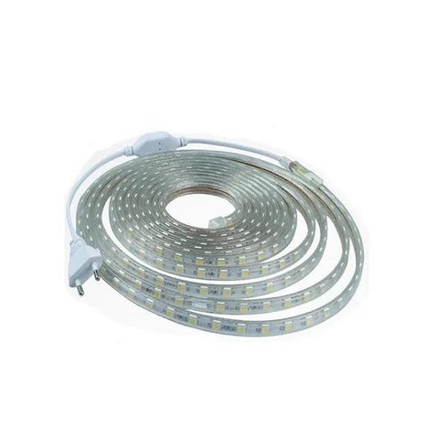 Fita Led 5050 Branco Frio 20 Metros 14w/m Com Conector 127v