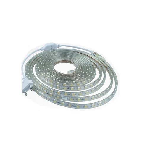 Fita Led 5050 Branco Quente 20 Metros 14w/m Com Conector 127v