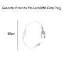 Ver imagem 4 de Fita Led 5050 Branco Quente 20 Metros 14w/m Com Conector 127v