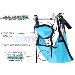 Cesto Selete Plus P/Guinchos Elevadores de Transferência - 3