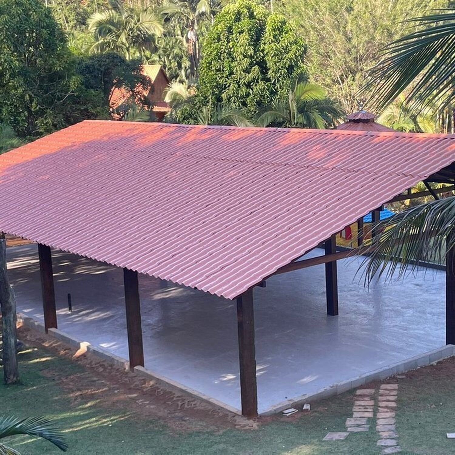 Kit 15 Telhas Colonial Pvc 2,62x0,86 5 Ondas Afort - 6