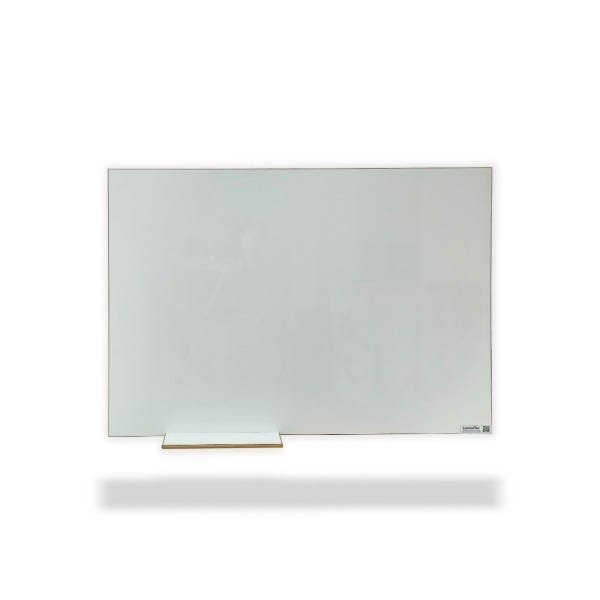 Quadro Escolar Branco Liso 060x040cm - Lousa Profissional - Acabamento Arredondado